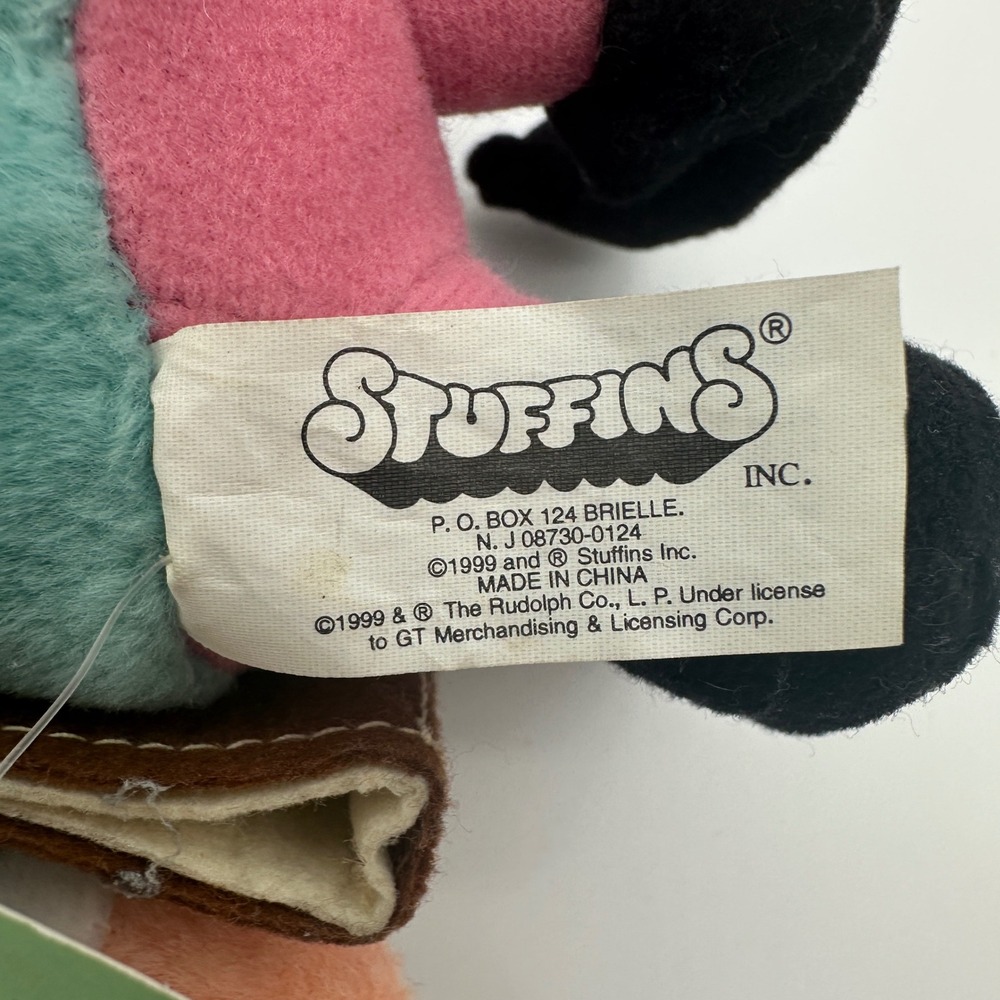 Stuffins Herbie the Elf Plush 1999 Rudolph Misfit Toys Spotted Elephant CVS 7.5" - Picture 10 of 13